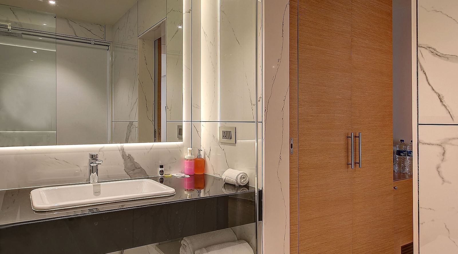 Washroom at Hotel Mumbai House, Ghansoli