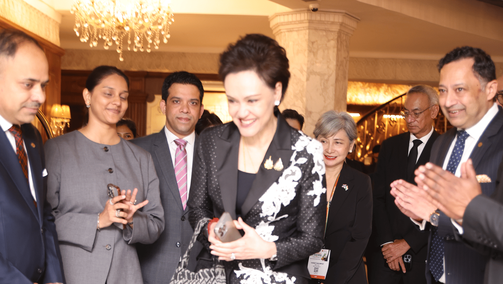 Guests and officials attend the Thai SELECT recognition ceremony at Erawaan, The Claridges New Delhi.