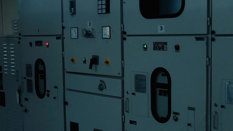 An image of a generator for power backup