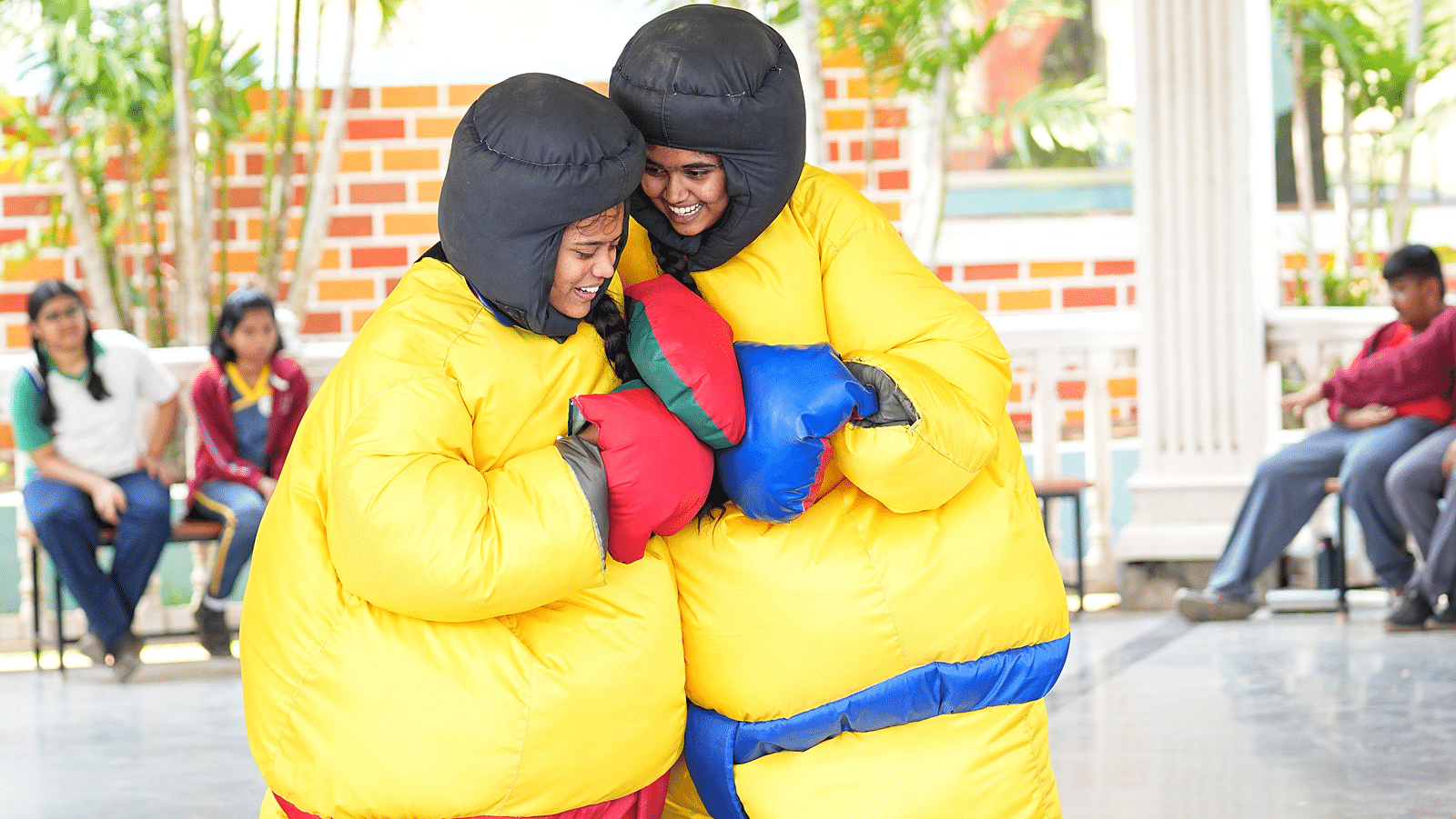 Funny Sumo Suit Fight Experience at Sahas - Ramoji Adventure Park