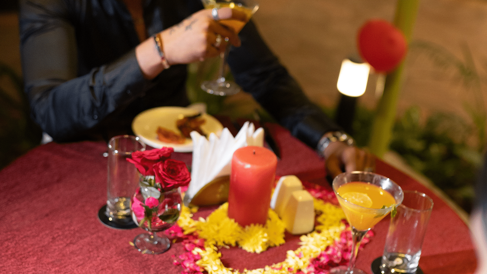GULMOHAR RESTAURANT( CANDLE LIGHT DINNER)..