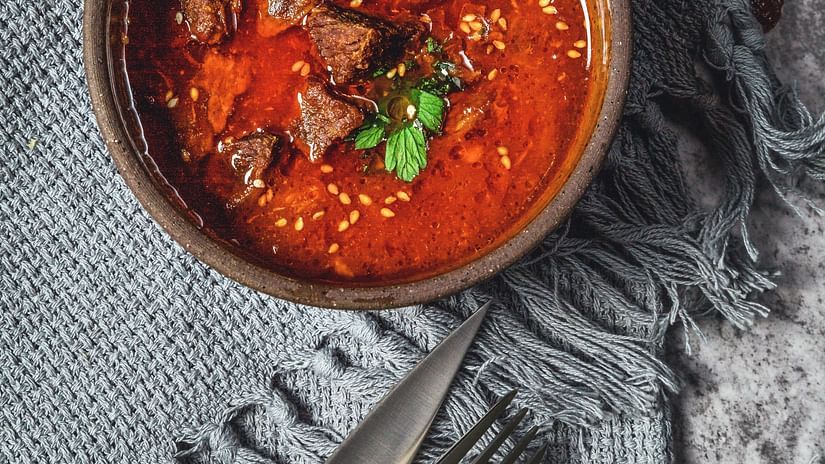 Red meat curry
