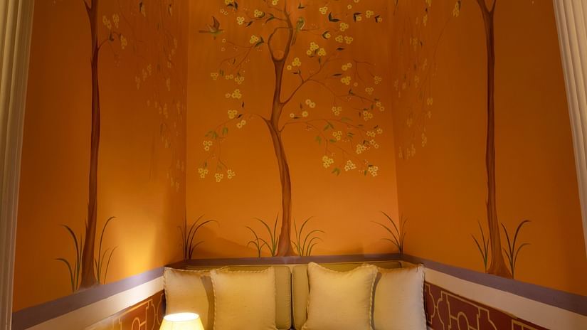Meditation Reading corner - Lamrin Boutique Cottages Rishikesh