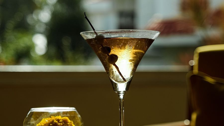 two drinks on the table