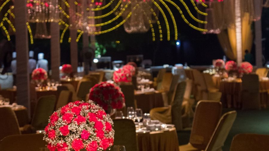 dining setup for an event