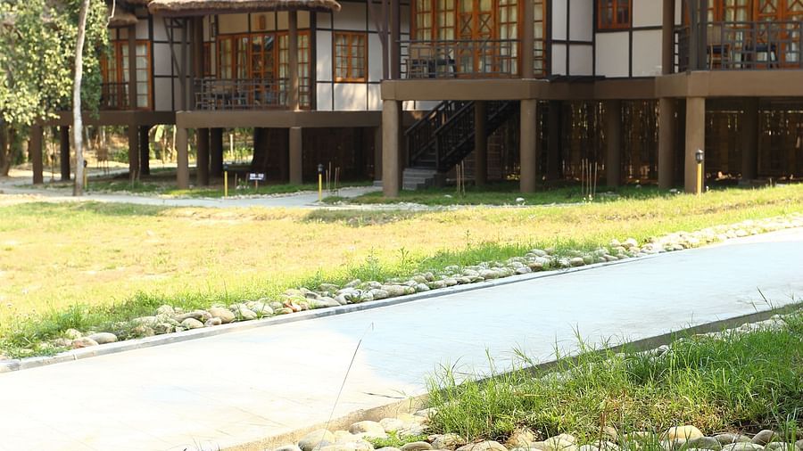 Exterior View of the Cottage at Infinity Resorts Kaziranga, Rooms in Kaziranga 1