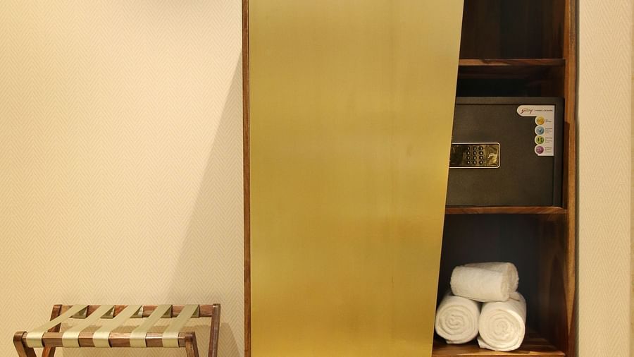 wardrobe in rooms at theory9 bandra