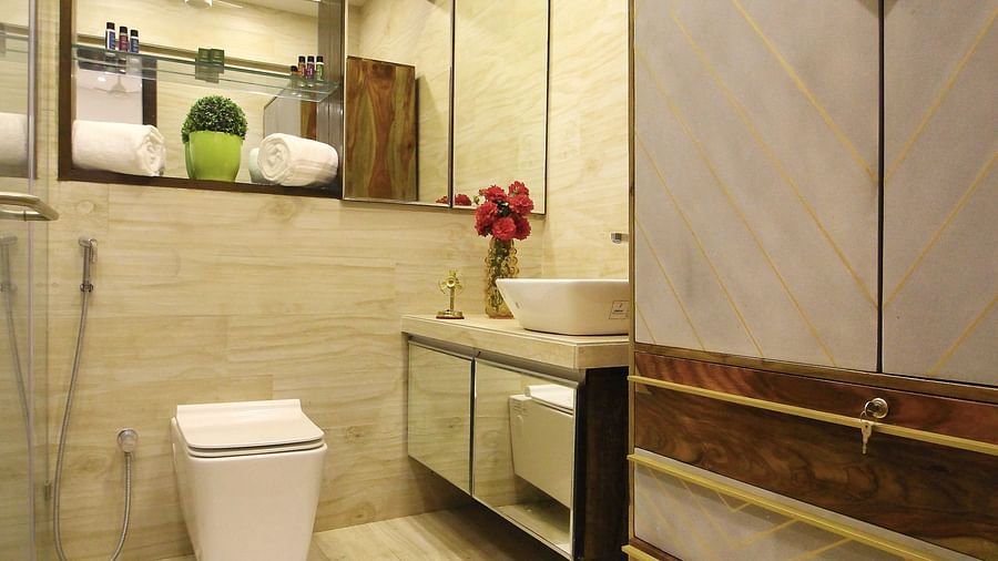 room with attached bathroom in khar at theory9