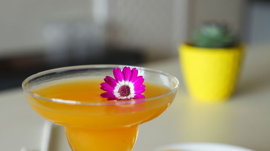 drink placed on a table 