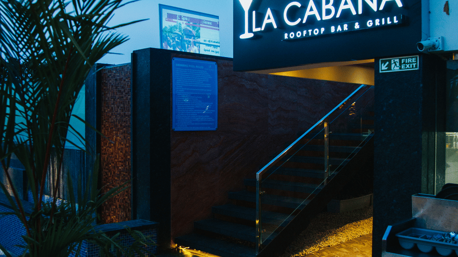 entrance to La Cabana, a restaurant near T. Nagar - Hotel Park Elanza, Chennai