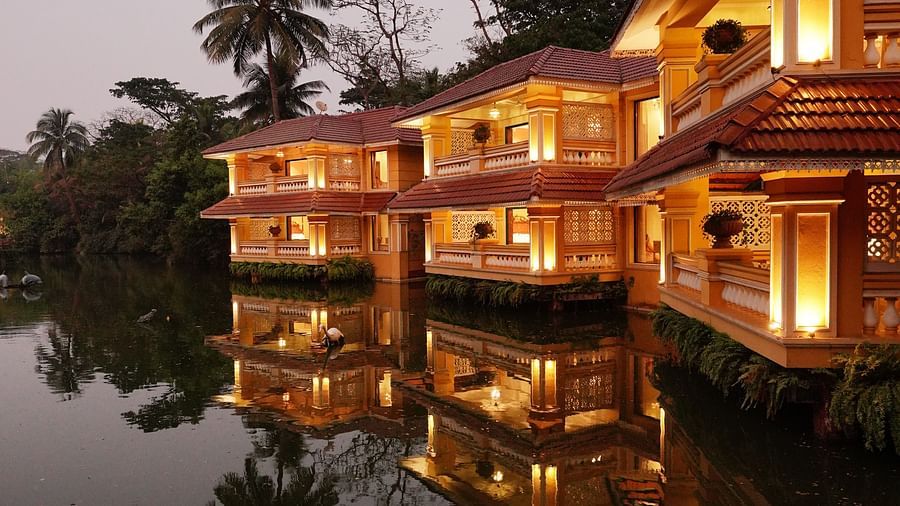 view of the resort by the lake - Mayfair Lagoon, Bhubaneswar