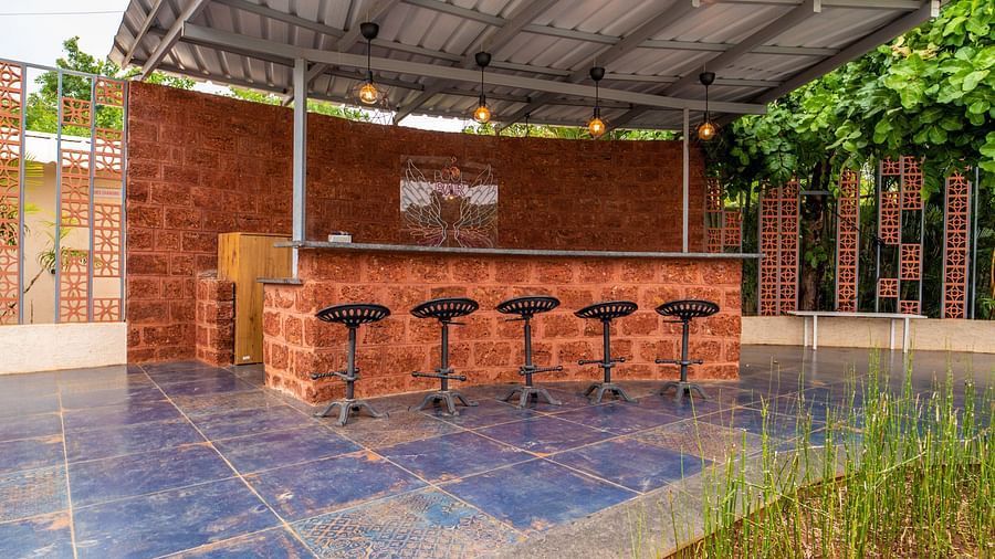 An image of outdoor seating arrangement - Trance Veechika Resort