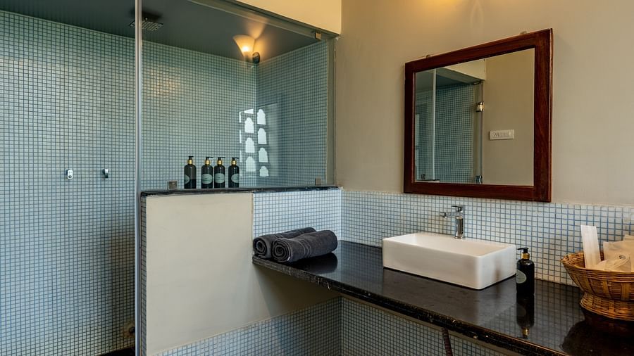 A washroom in our spa - Utsav Camp