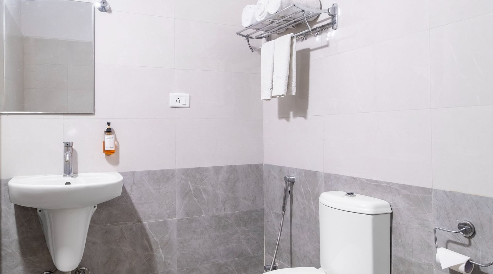 An image of a western style washroom - Lemonridge Hotels, Kukatpally
