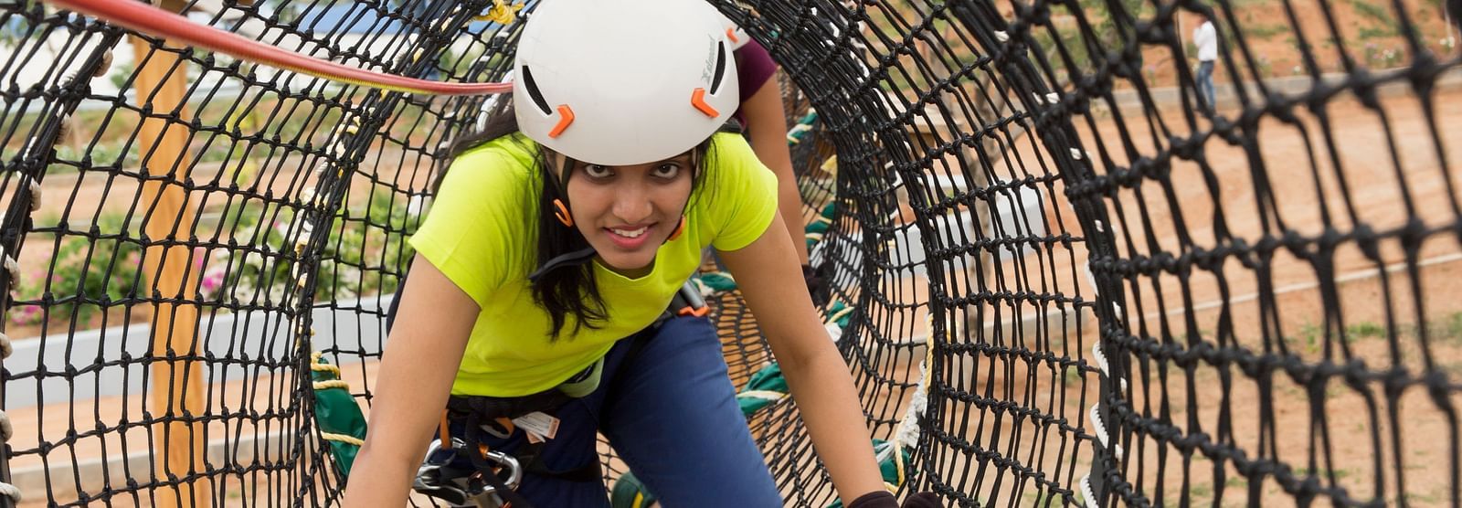 Net Course Adventure at Sahas Ramoji Adventure Park