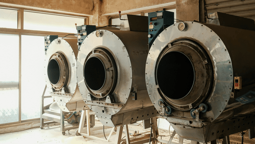 tea roasting machines in tea processing