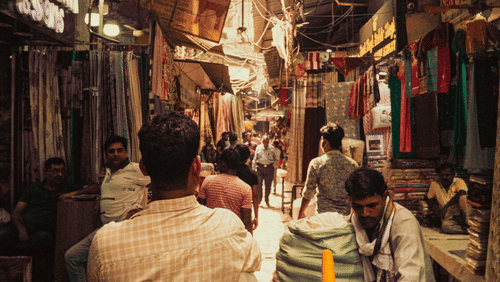Heritage Village Resorts Spa Manesar - image of a street with textile shops
