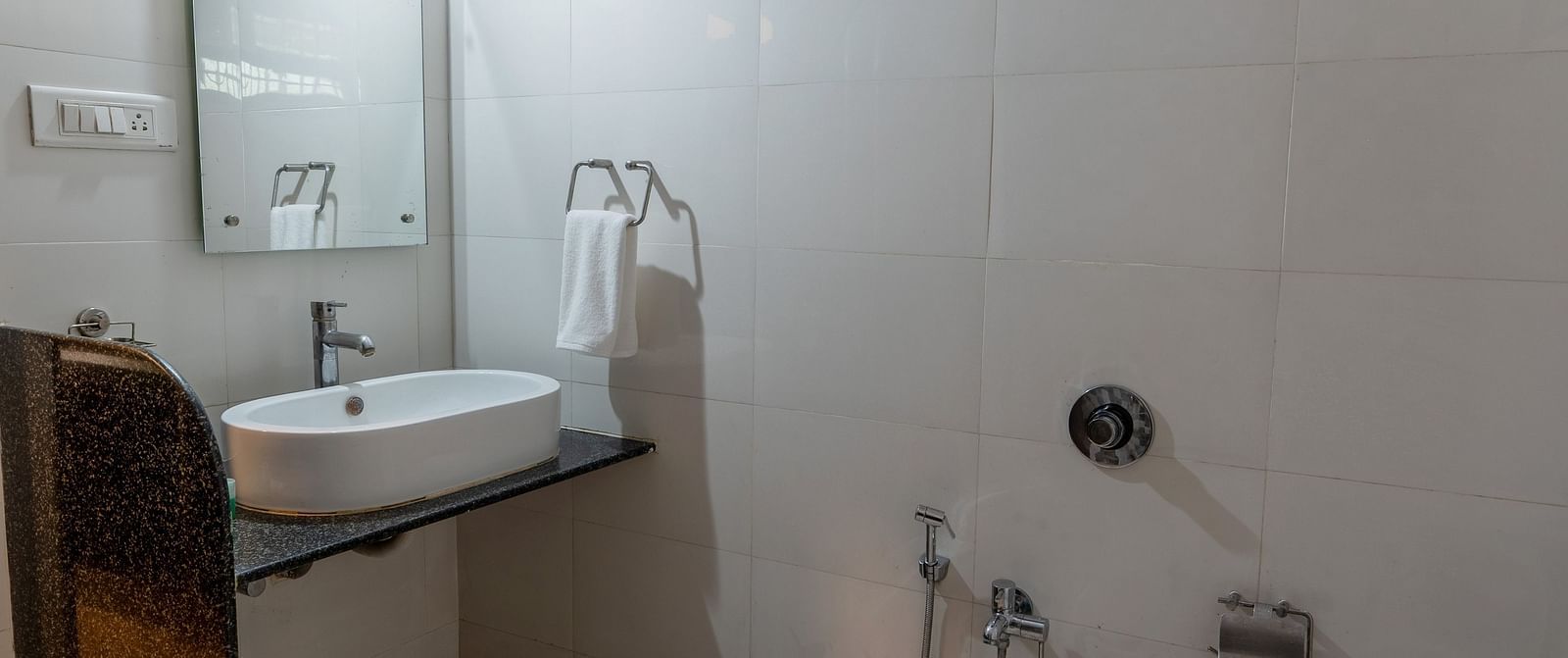 Washroom area at Saavaj Resort