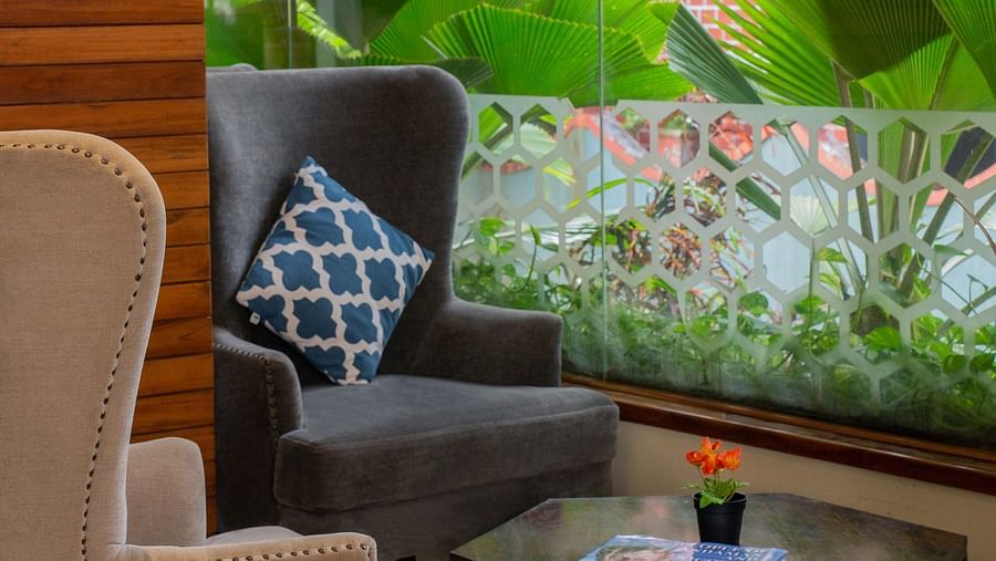 Image of the lounge area at Coral Reef Hotel and Spa in Port Blair