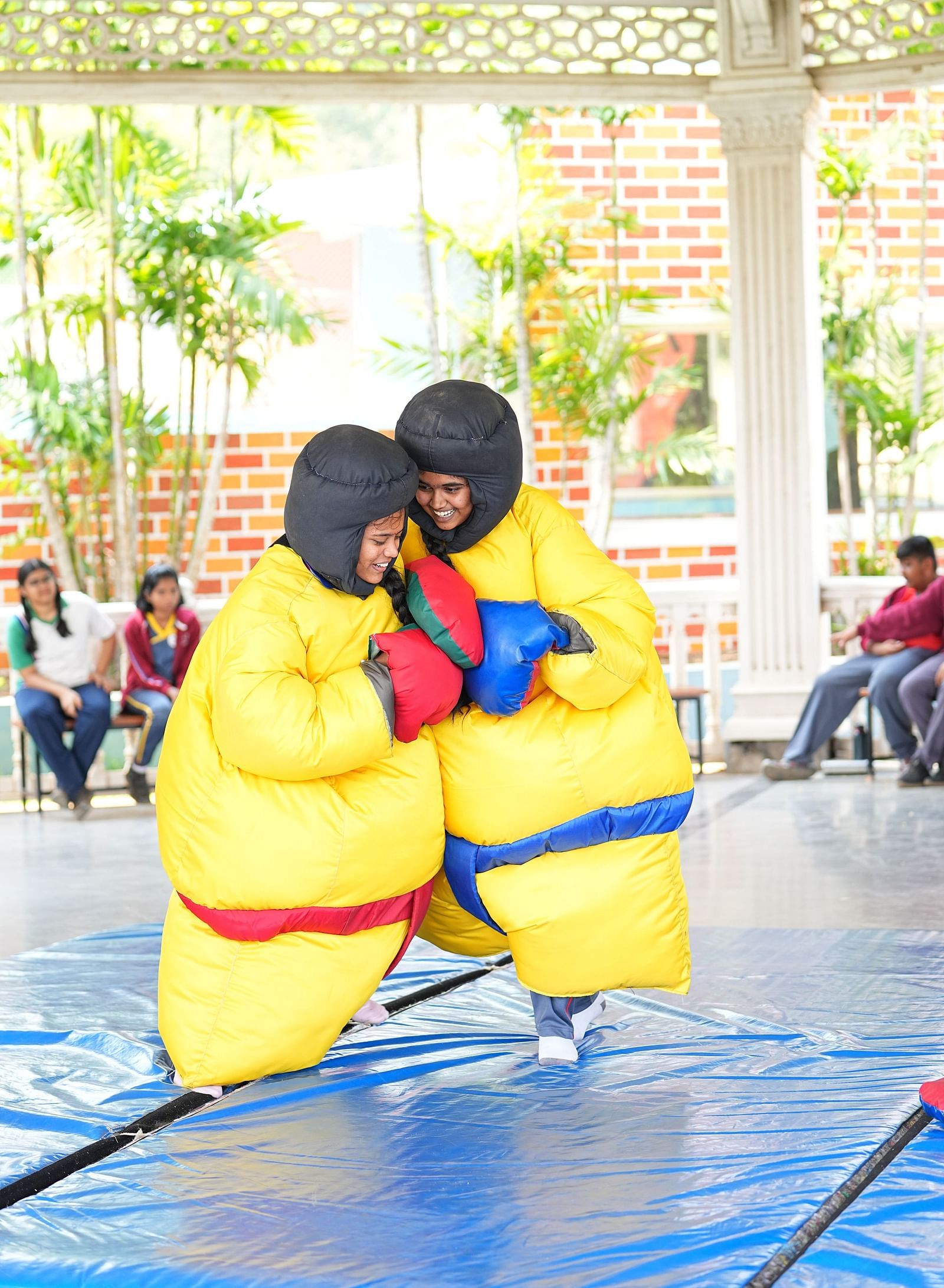 Funny Sumo Suit Fight Experience at Sahas - Ramoji Adventure Park