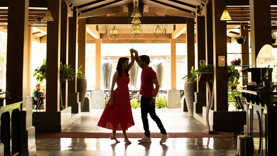 Couple dancing in the hallway - Rhythm Lonavala