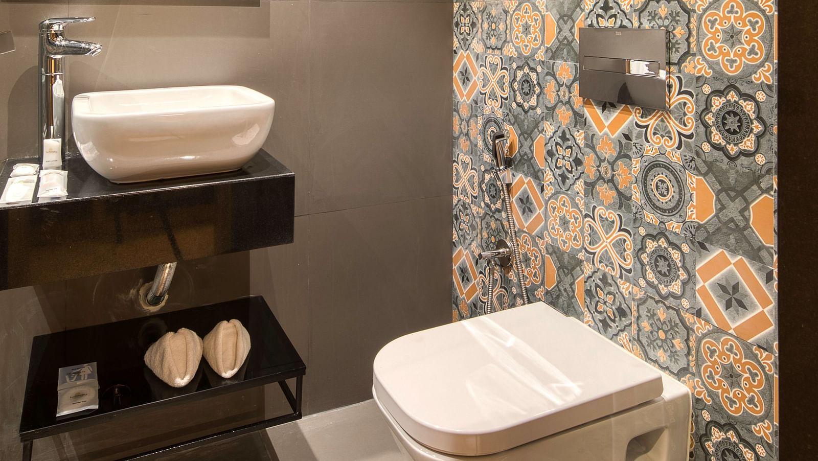 An image of a washroom of Executive Room at Le Foliage by TGI, Bangalore 3