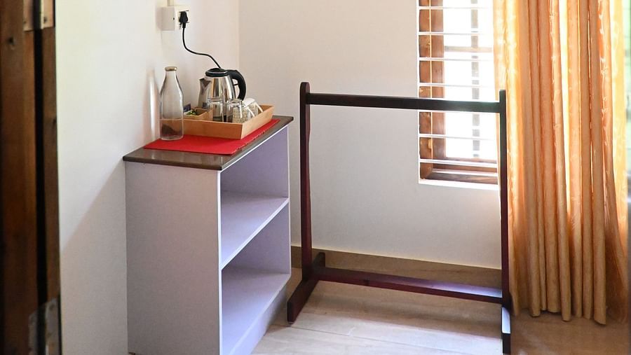 A traditional cloth hanger in one of the Rooms at Ananda Holiday Home, Wayanad 3