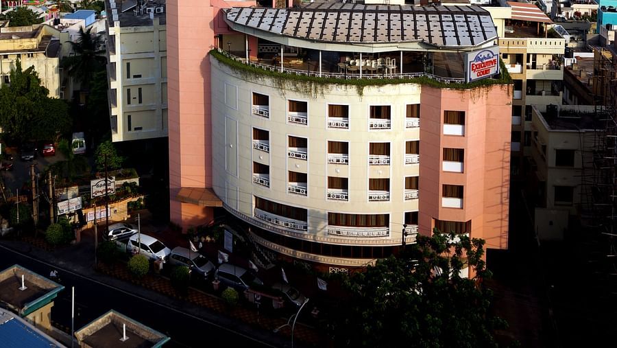 Facade of Hotel Daspalla Executive Court Vishakapatnam