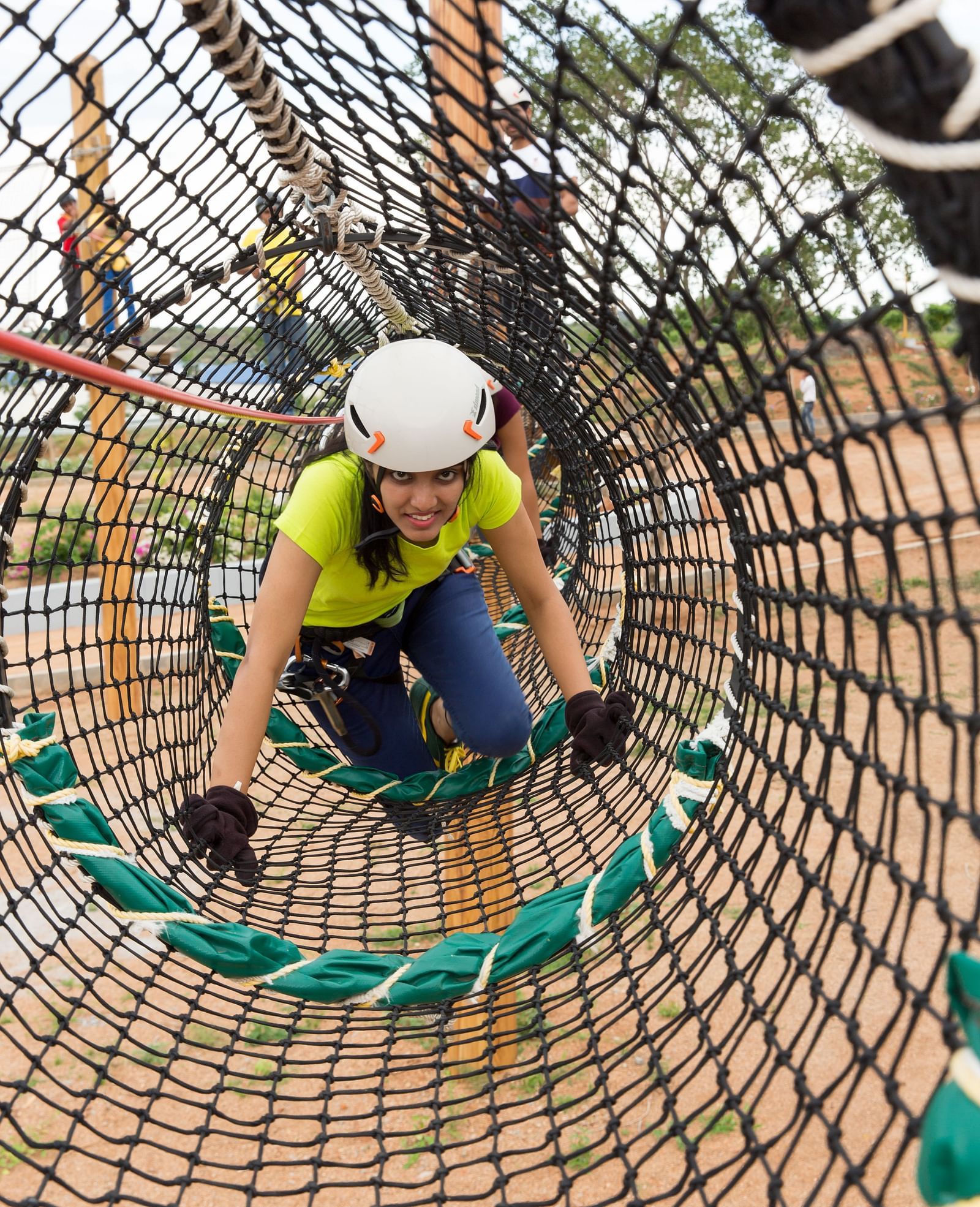 Net Course Adventure at Sahas Ramoji Adventure Park