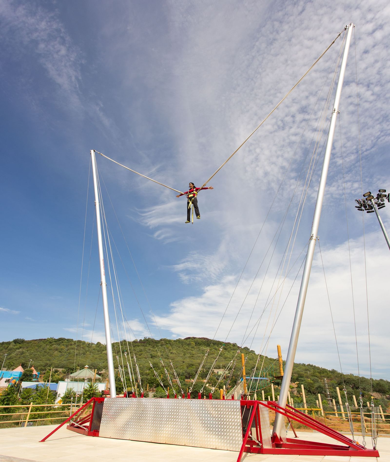Bungee Ejection at Sahas Ramoji Adventure Park