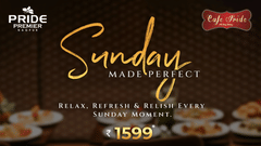 Promotional image for 'Sunday Made Perfect' at Pride Premier Nagpur