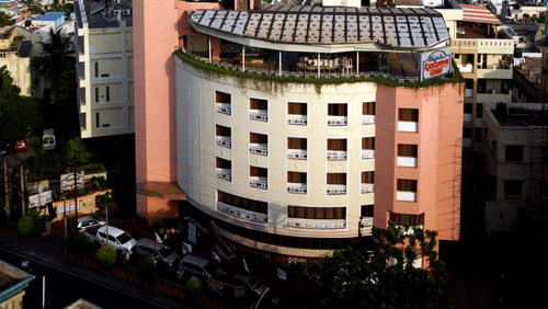Facade of Hotel Daspalla Executive Court Vishakapatnam