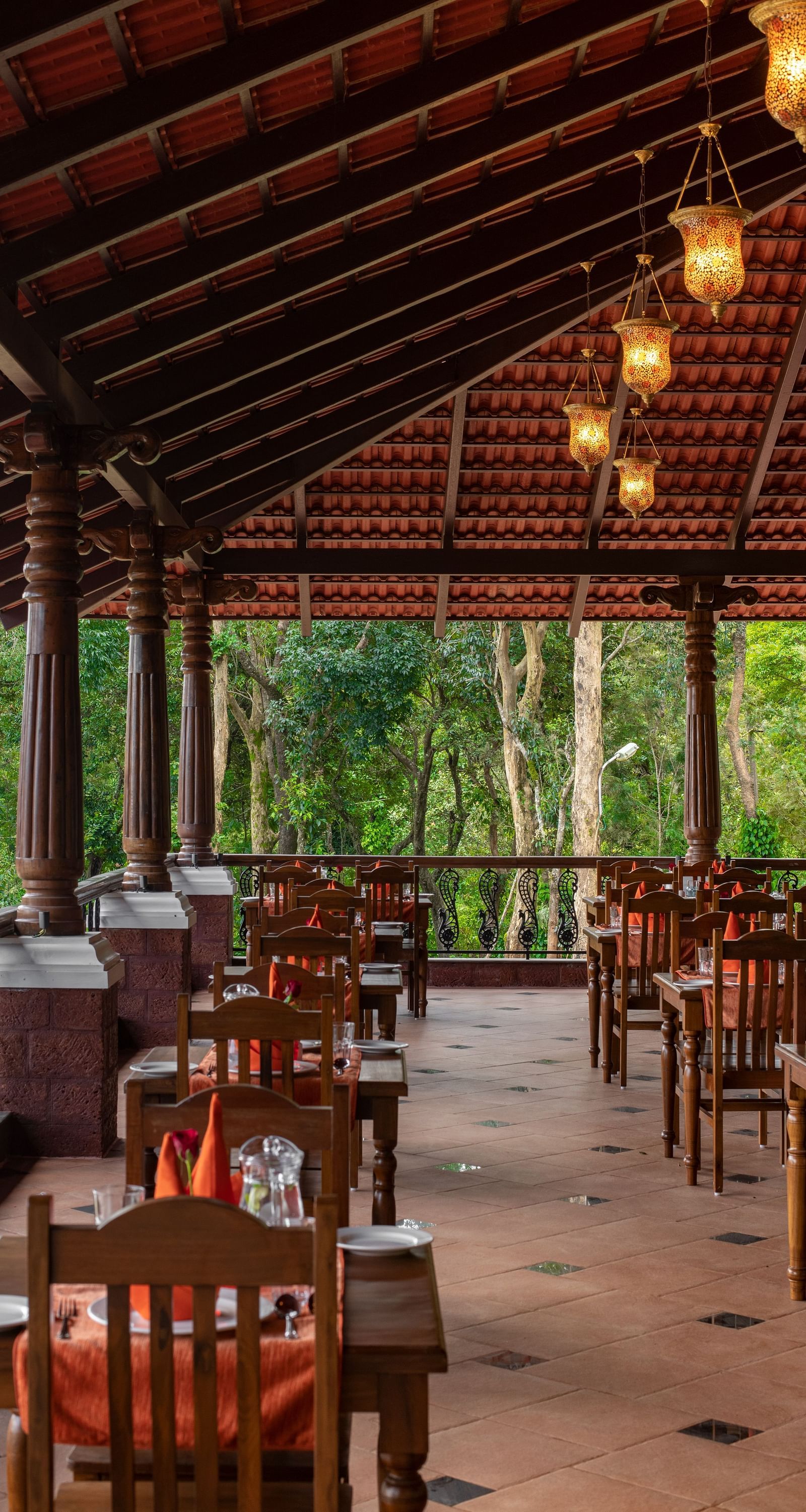 restaurant front view - Tapovana, Sakleshpura