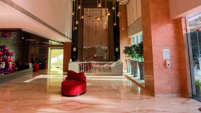 lobby at E Hotel