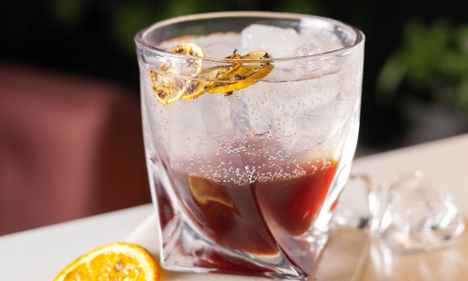 A glass of iced beverage placed on a table - Megha Resort & Villas, Dehradun
