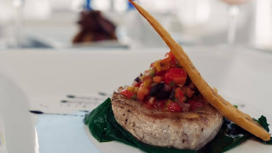 The Soco House - a plate of food served on the table 1