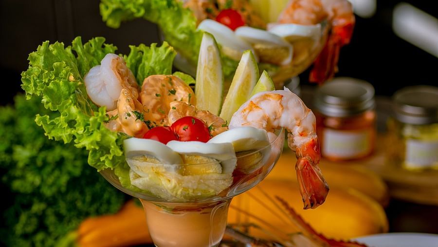 shrimp cocktail at our restaurant in agartala