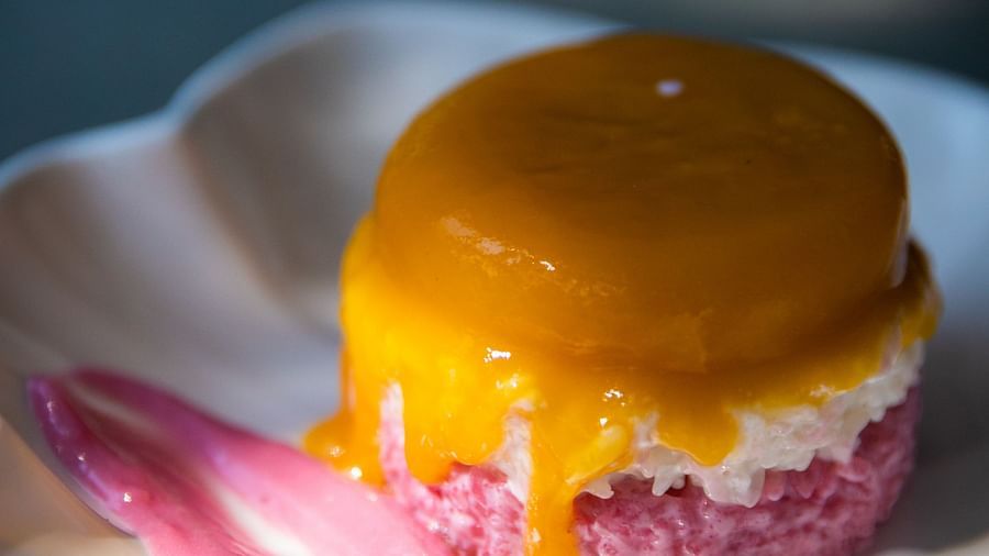 a mango sweet dish