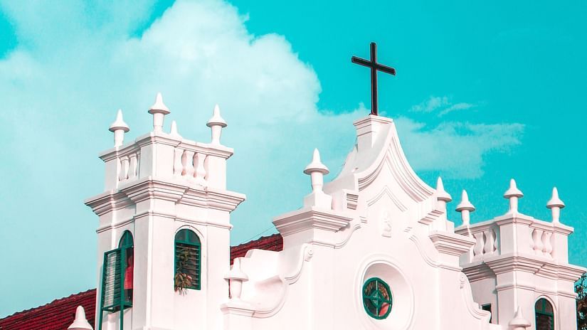 cross on top of a church