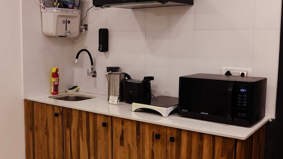 Kitchen of room 501 at Wabi-Sabi Juhu 5