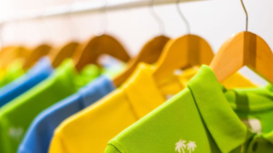 Shirts displayed at Boutique D Or
