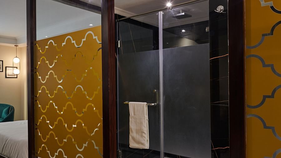 An image of the washroom in our club rooms - Deventure Sarovar Portico, Patel Nagar