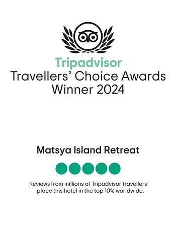 TripAdvisor Travellers' Choice Awards Winner 2024 - Matsya Island Retreat