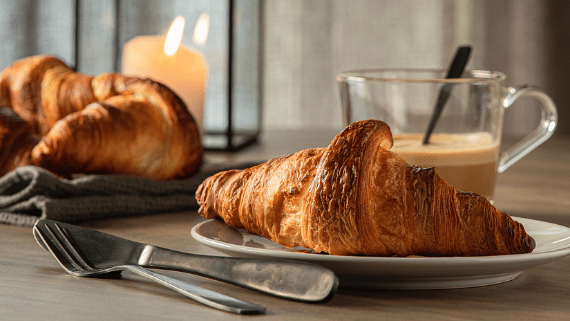 stock image of croissant