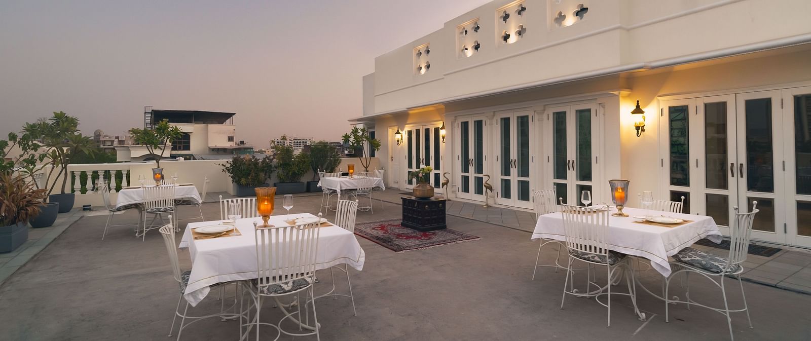 Rooftop Dinner Set-up