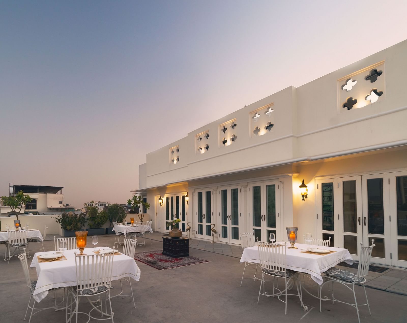 Rooftop Dinner Set-up