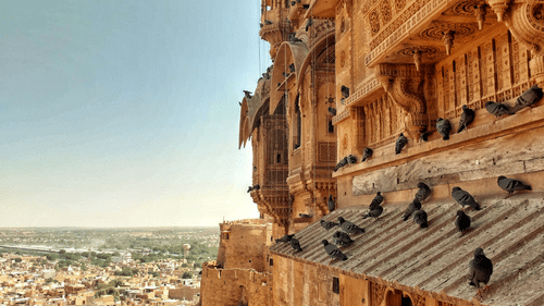 facade view of a fort