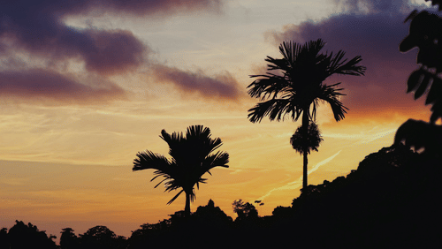 sunset in Port Blair
