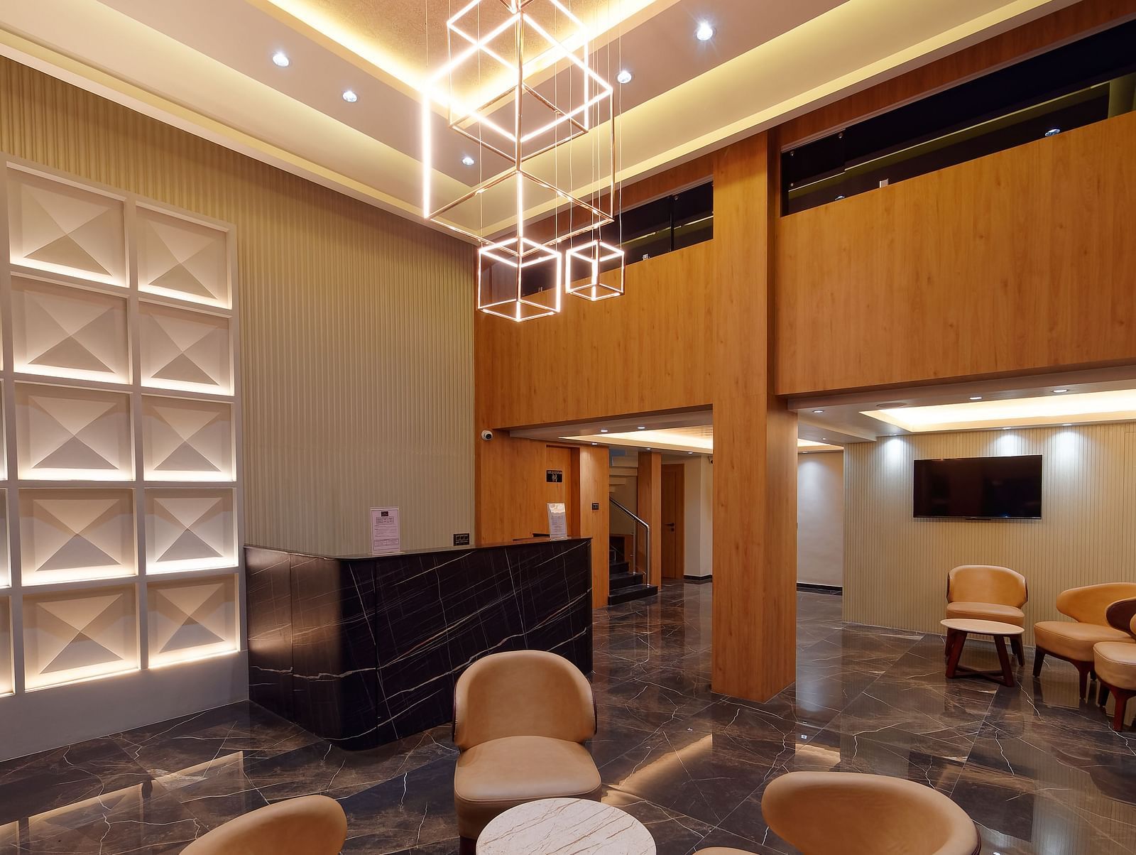Lobby area of M Square Hotels & Resorts