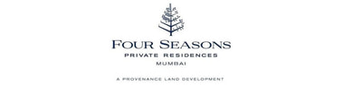 Official logo of Four Seasons Private Residences Mumbai, representing luxury branded residences with world-class hospitality services